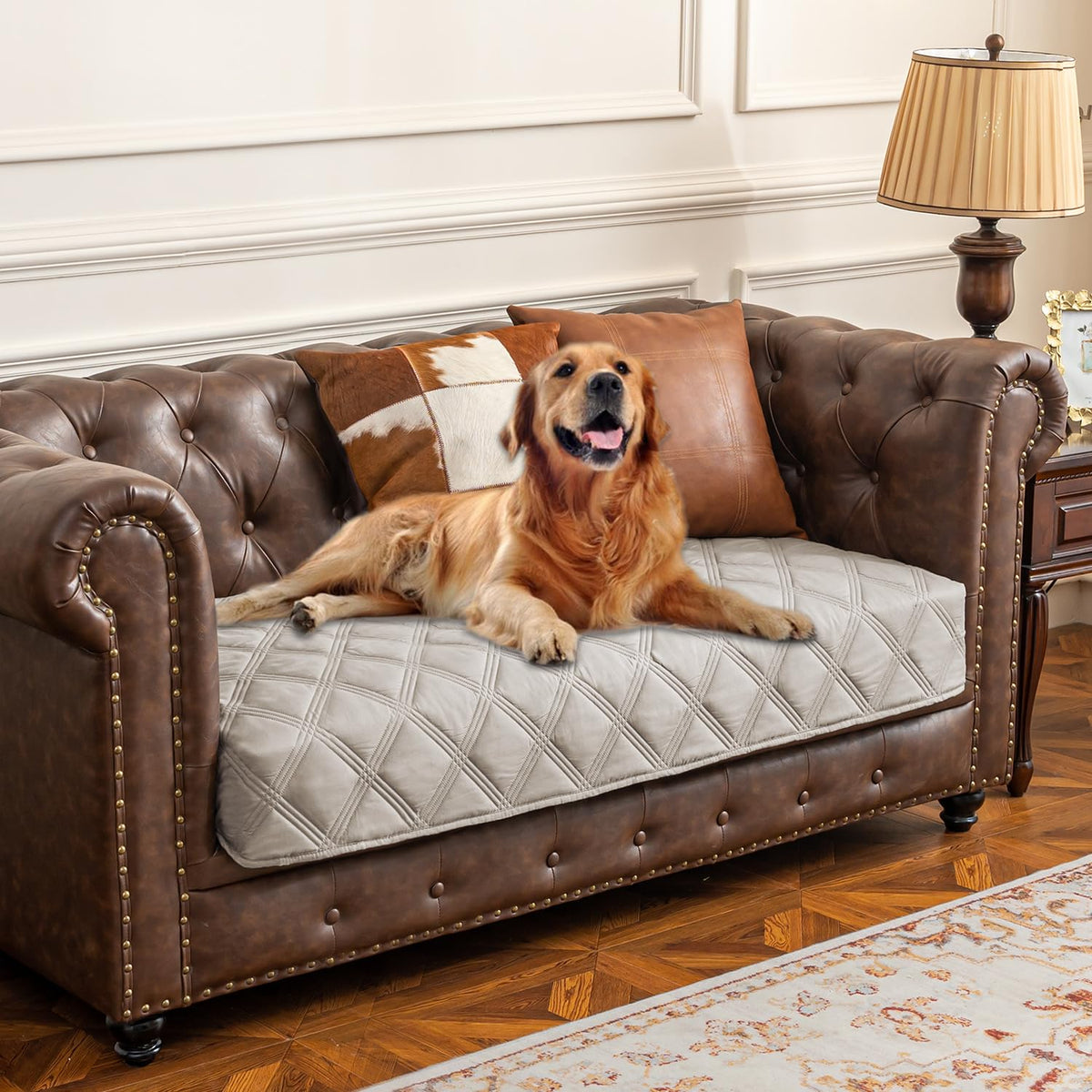 Waterproof Dog Bed Cover Pet Blanket with Anti