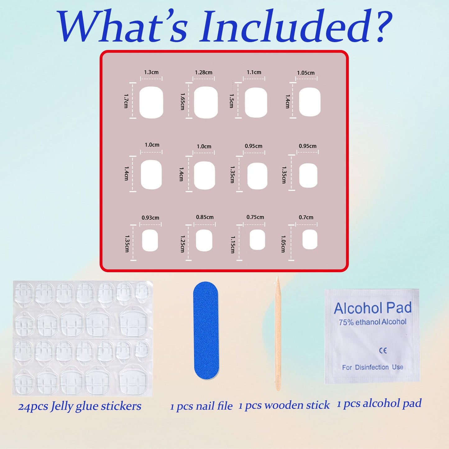 Square Press on Nails Short Fake Nails Spring Nails Press ons Glossy Glue on Nails Cute Acrylic Nails Nude False Nails with Colorful Flower Designs Artificial Stick on Nails for Women 24Pcs