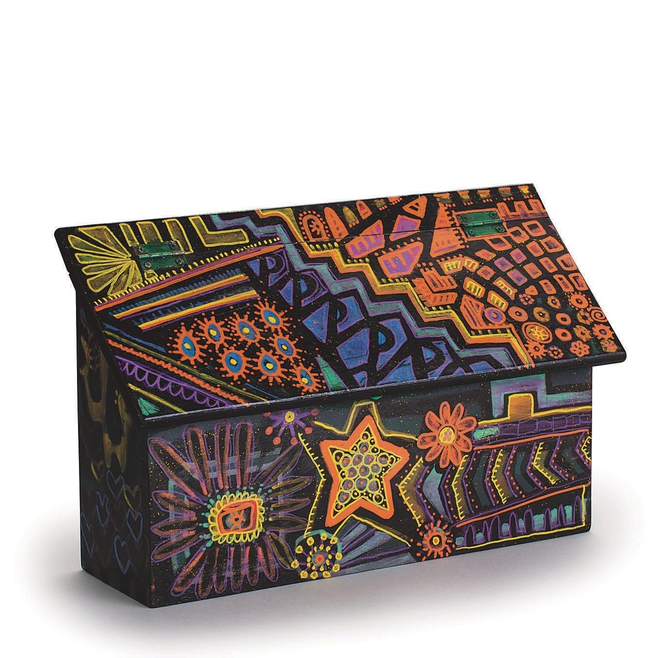 S&S Worldwide Unfinished Wood Letter Box for crafting