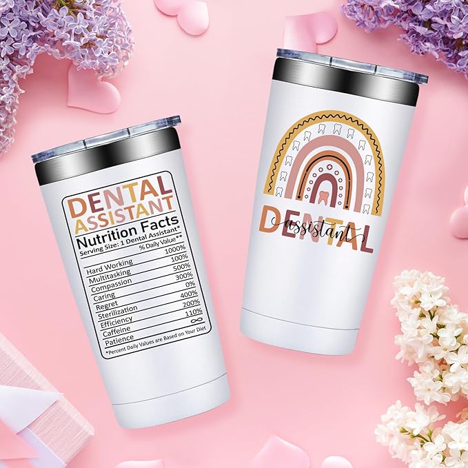 Dental Assistant Gifts for Women Men - Dental Assistant Appreciation Gifts - Gift Ideas for Dentals Assistants Week - 20oz Tumbler