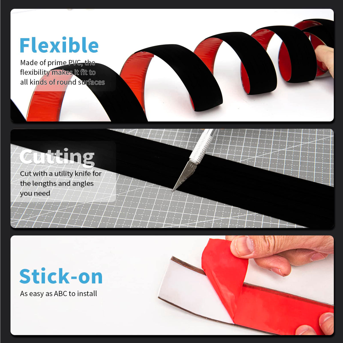 10 ft Vinyl Floor Transition Strip (9.9738 Foot)