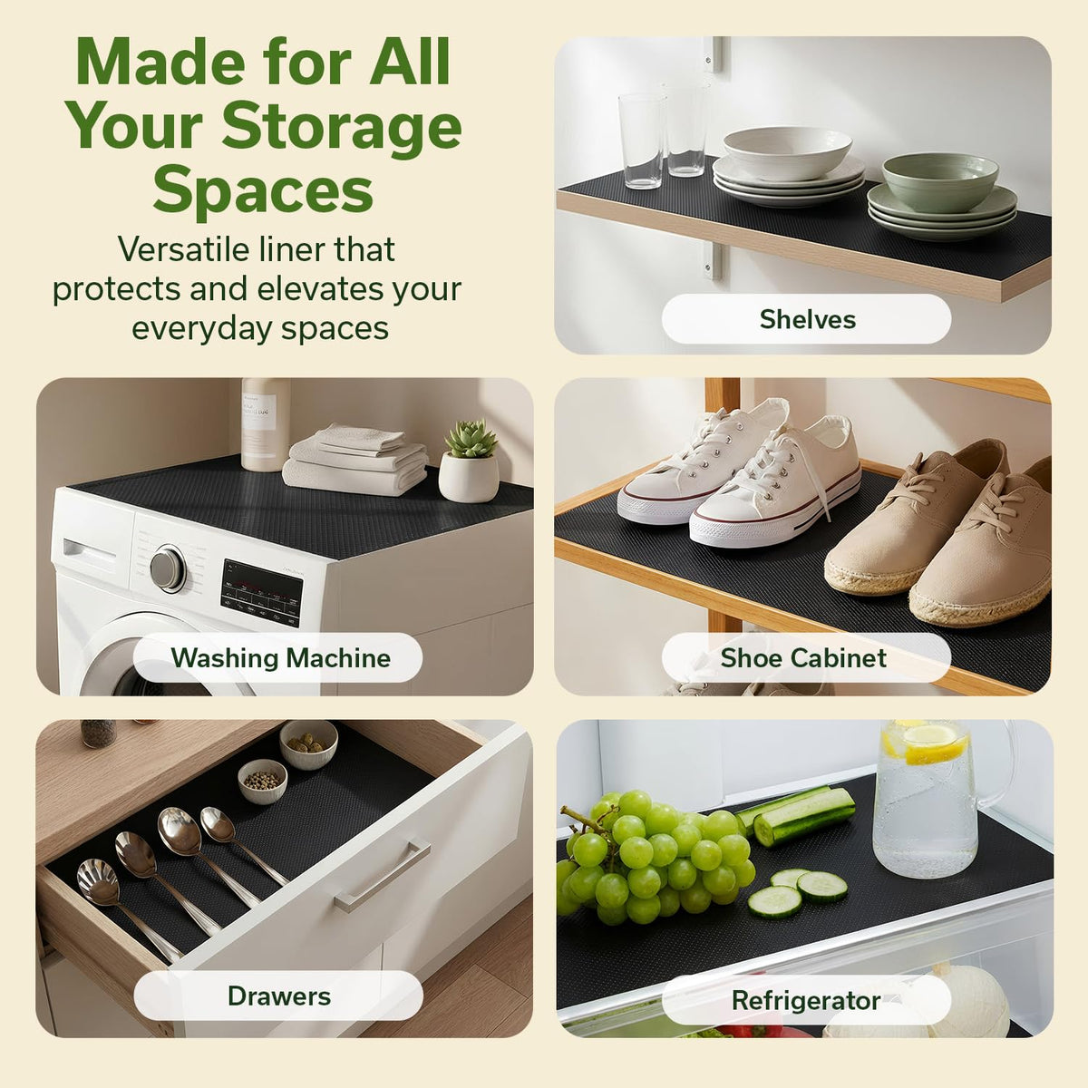 Shelf Liner Cabinet Liner Non (33 Sq Ft)
