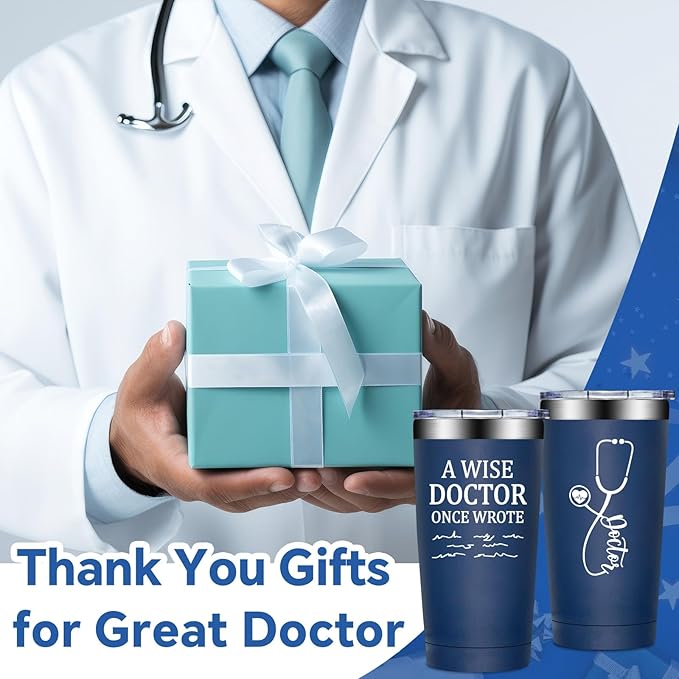 Doctor Gifts for Men Women - Doctor Appreciation Gifts - Doctors Day, Graduation Gift for Doctors, Dr - 20oz Tumbler