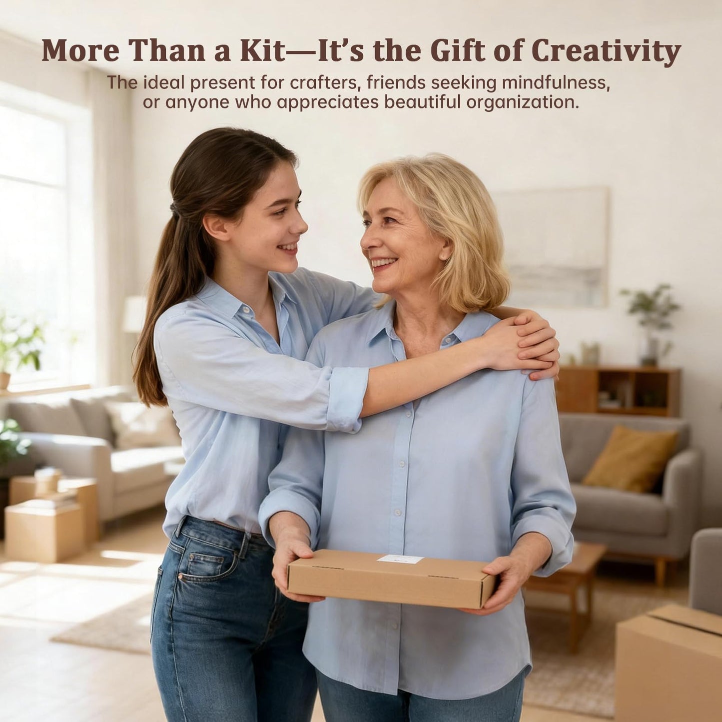 NBNQ Embroidery Stitch Book Kit for Beginners with Portable 10.65"x8.27" Loose-Leaf Cover, Includes 6 Fabric Pages, Complete Toolkit, Instructions and Videos.