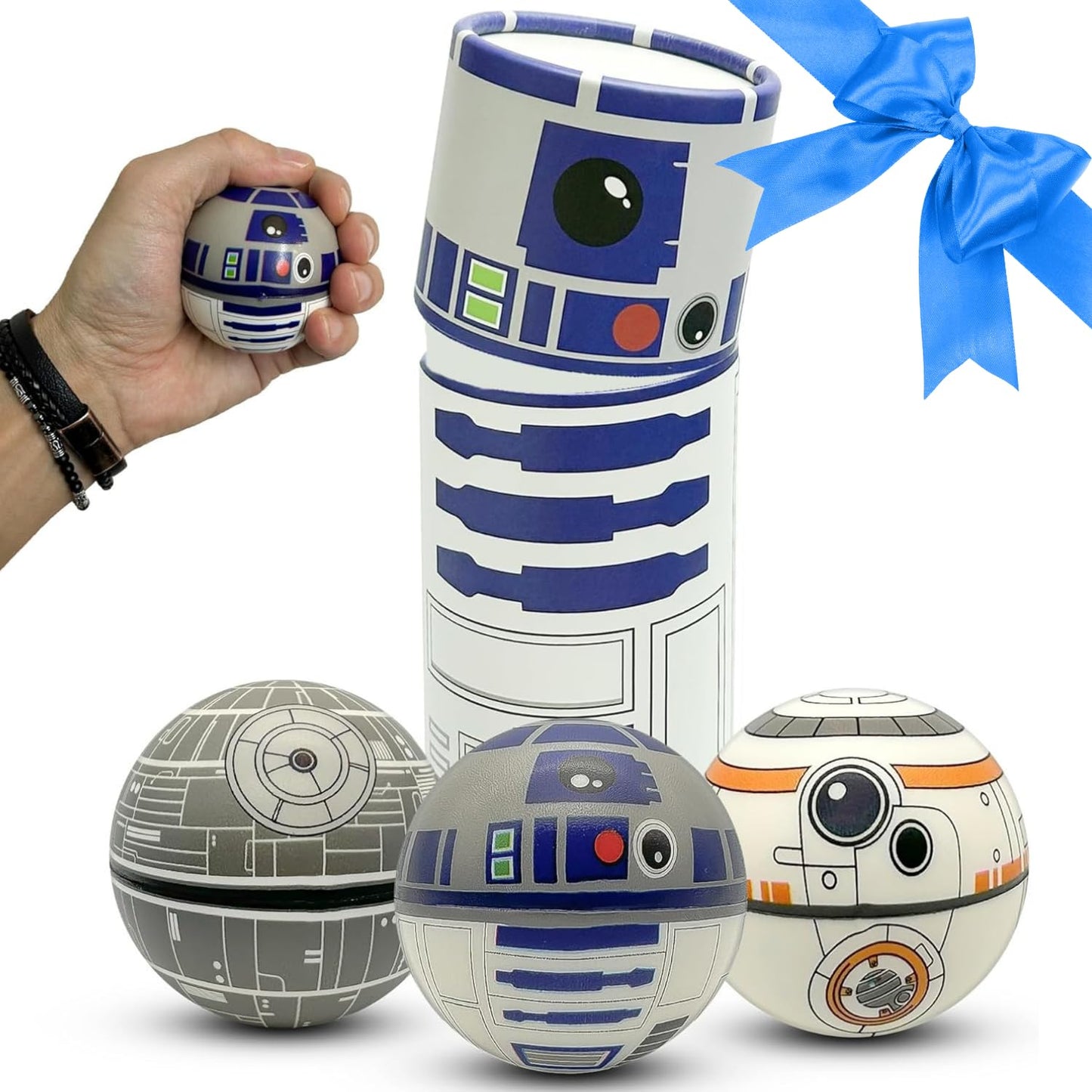 Stress Balls Squishy Set - Pop Fidget Toy for Kids and Adults, Relief Fidget, Anti Squeeze Use Play/Decor/Help Relieve Stress/Improve Concentration Focus