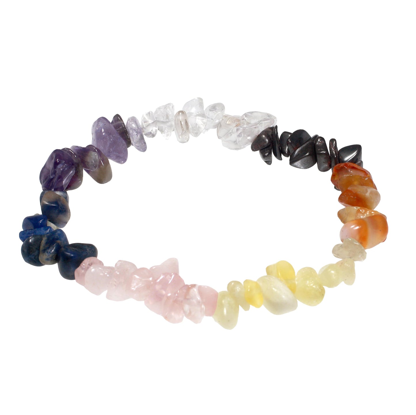 CrystalAge Chakra Gemstone Chip Bracelet