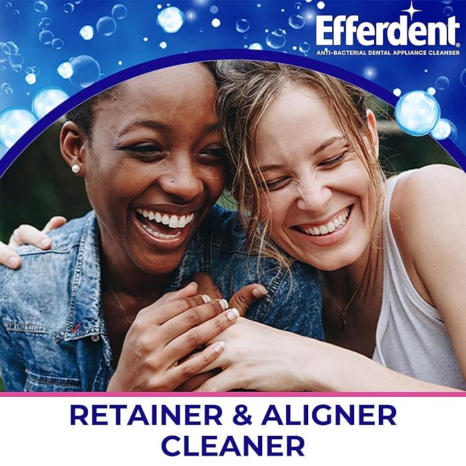 Efferdent Denture Cleanser Tablets, Complete Clean, Cleanser for Retainer and Dental Appliances, 44 Count, (Pack of 8)
