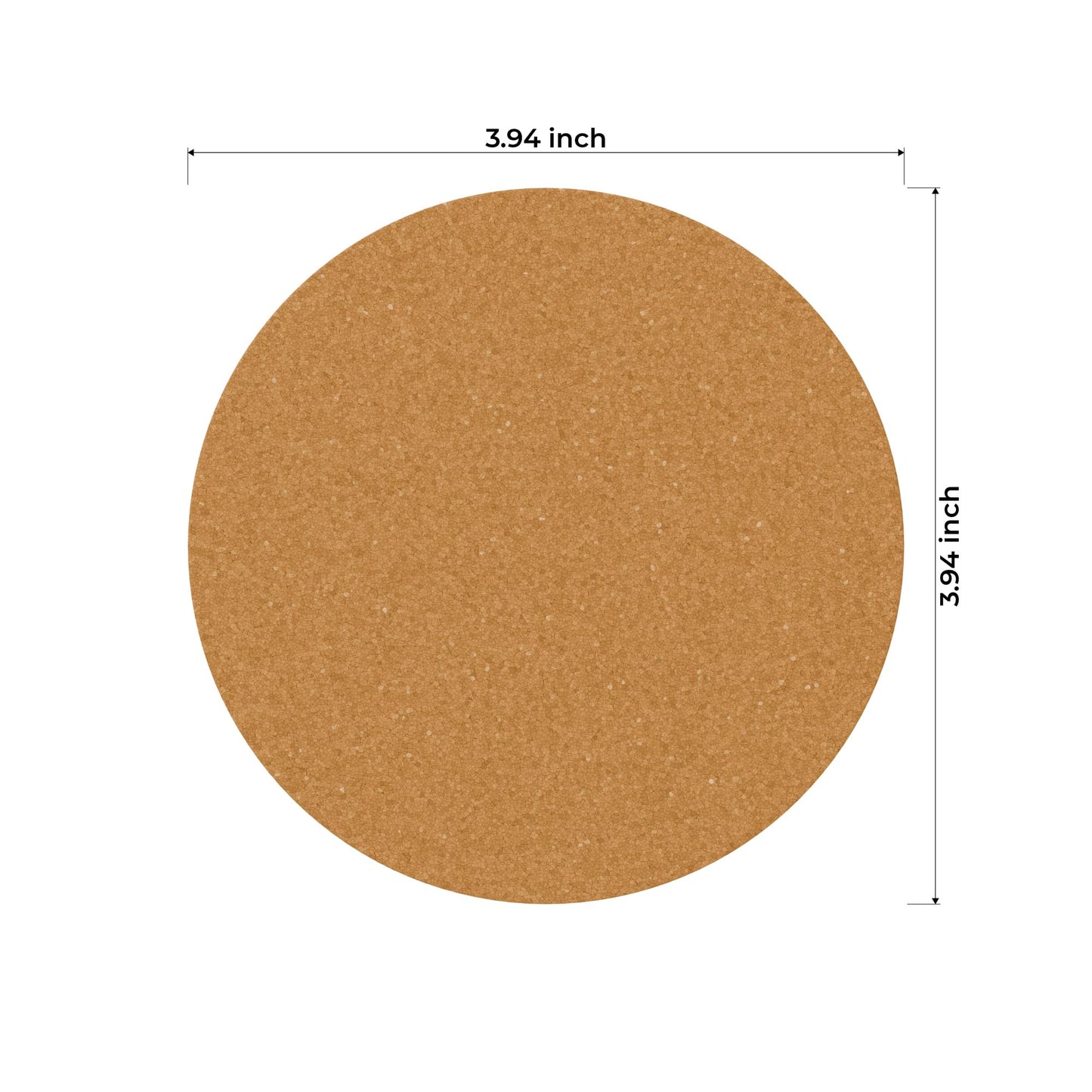 BlazeX Round Cork Coasters 10cm