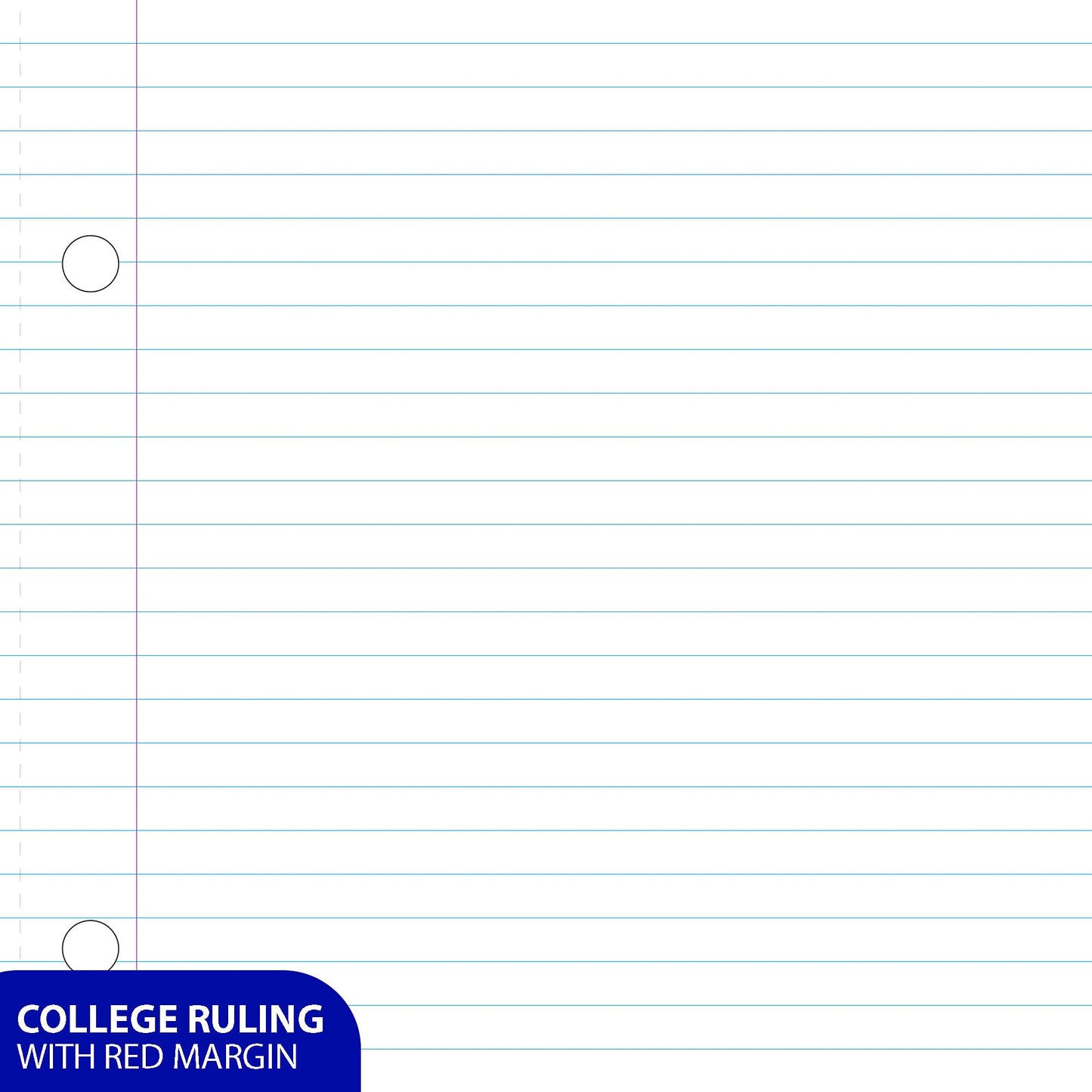 BAZIC Products Notebook College Ruled 1 Subject 80 Sheets Wireless Notebooks, Lined Composition Book, Assorted Color, 6-Pack