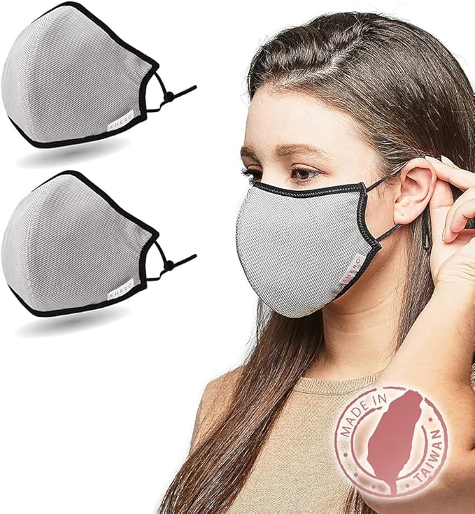 Shero Reusable Copper Infused Face Mask With Nose Wire, Washable, Breathable and Adjustable