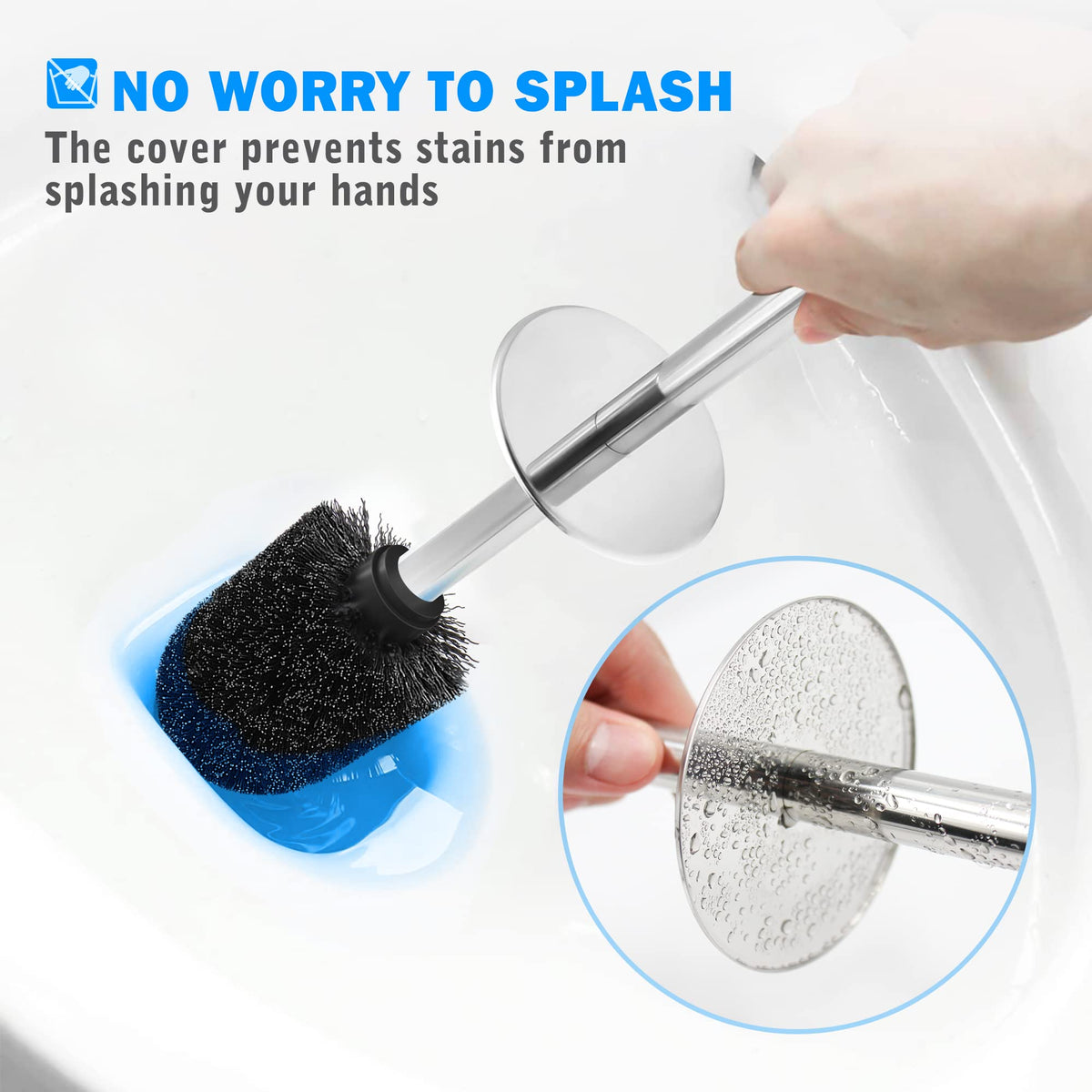 Toilet Brush and Holder (2 Count)