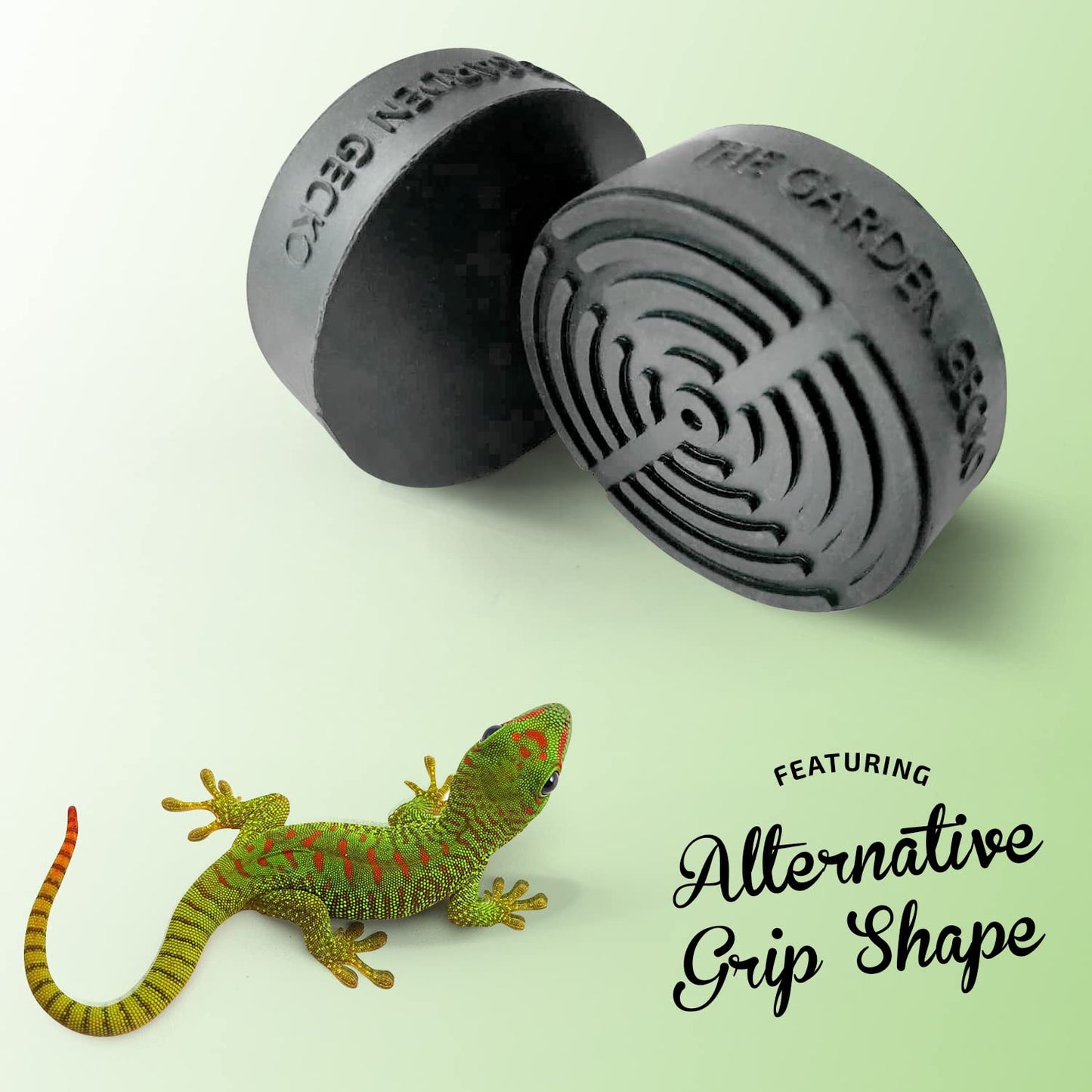 The Garden Gecko Invisible Pot feet for Outdoor Plant pots and Flowers. Solid Rubber Pot risers with Enhanced Grip | 20 Pack | Frosted Matte