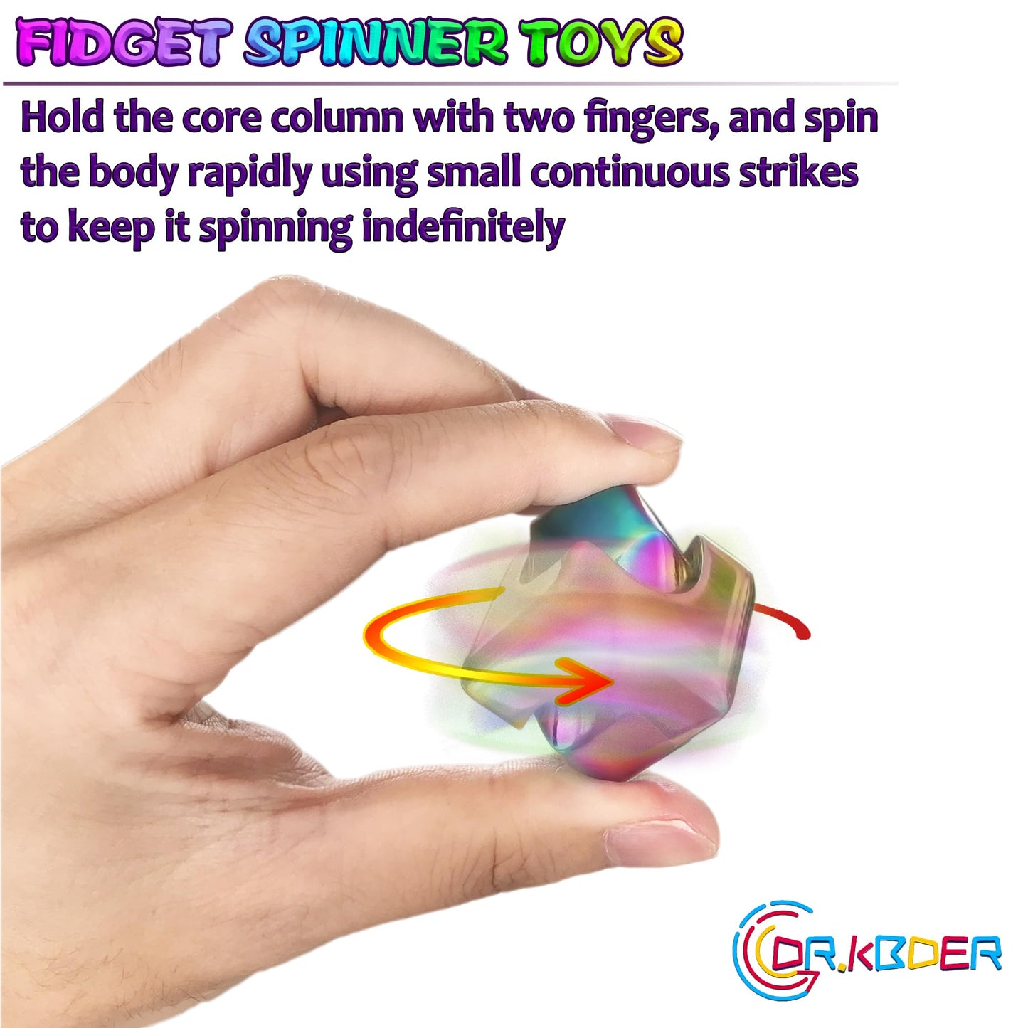 2 Pc Fidget Spinner Toys Cube Adults, Easter Basket Stuffers for Teens Metal EDC Cool Desk Gadgets Office Toys Small Anxiety Figette Sensory Toy, ADHD Tool Fingears Figet Stress Valentine Gift For Boy