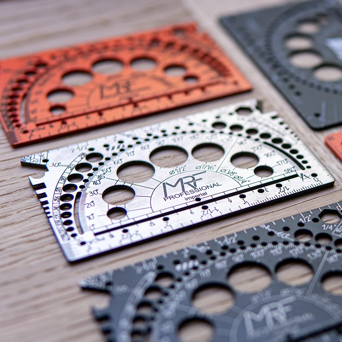 MRF Card Multitools Professional – 24-in-1 Titanium Multitool for Workshop & Field – Compact EDC for Engineers, Mechanics & Woodworkers – Pocket Multi Tool with Bottle Opener | TSA Approved