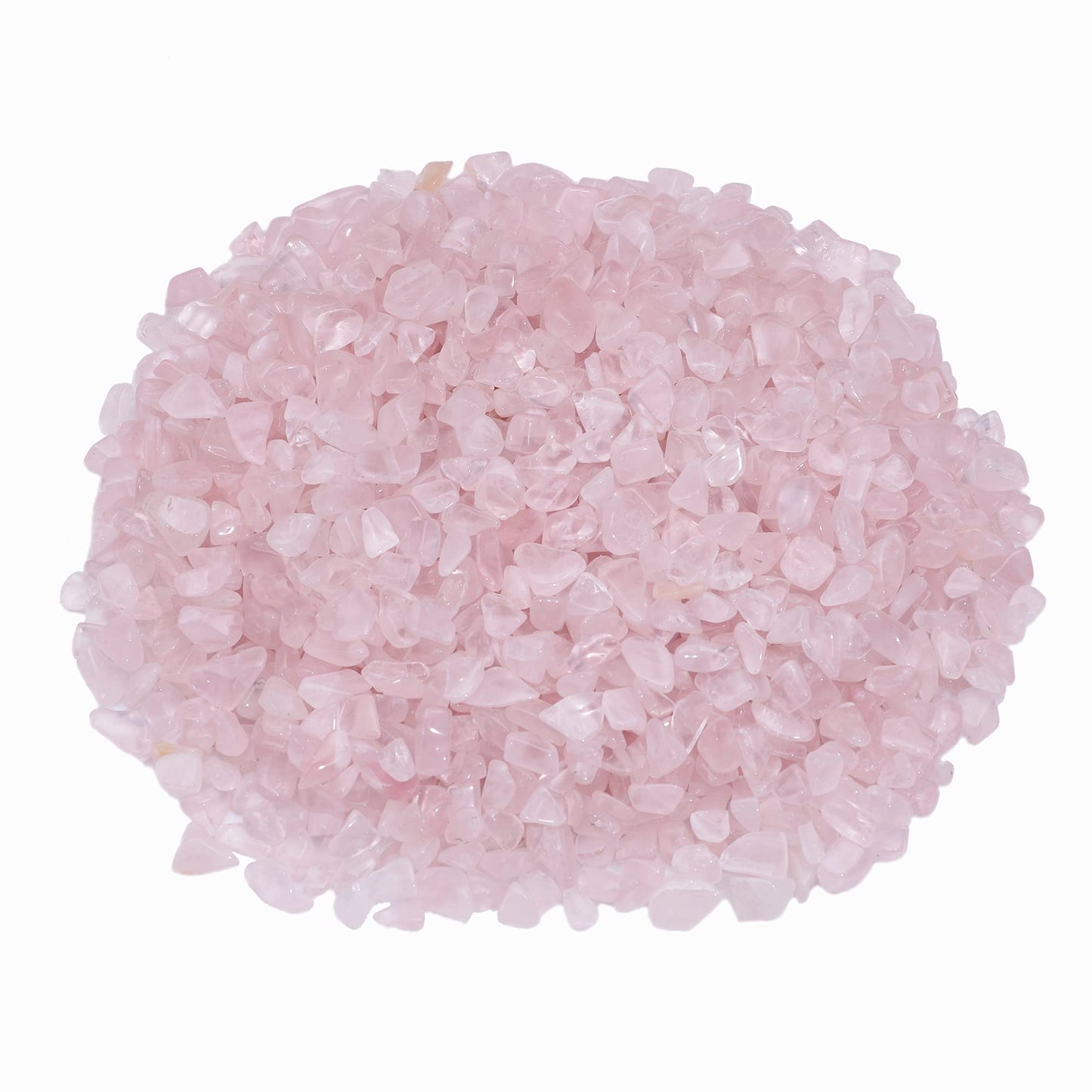 ZAICUS Rose Quartz Crystal Chips Bulk Gemstone Healing Crystal Natural Irregular Shaped Crushed Stone Reik Healing Tumbled Chips Crystal Chips for Witchcraft & Jewelry Making Home Decoration 1 Lb