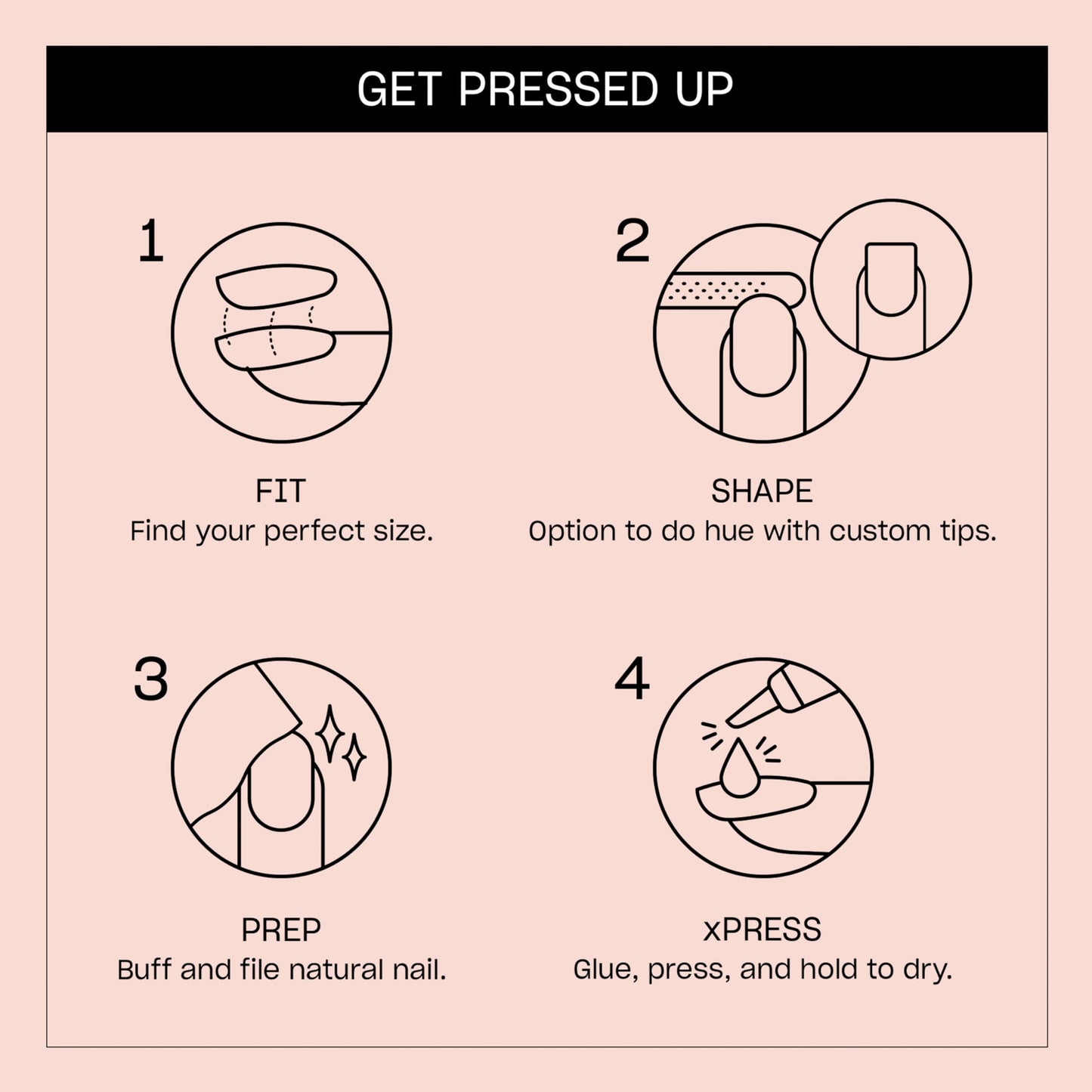 OPI Nail Lacquer & On Point Press On Nails, Put it in Neutral Bundle | Sheer Soft Short Round Press-On Nails 24 Count with Nail Glue with Matching Nail Lacquer Polish Shade