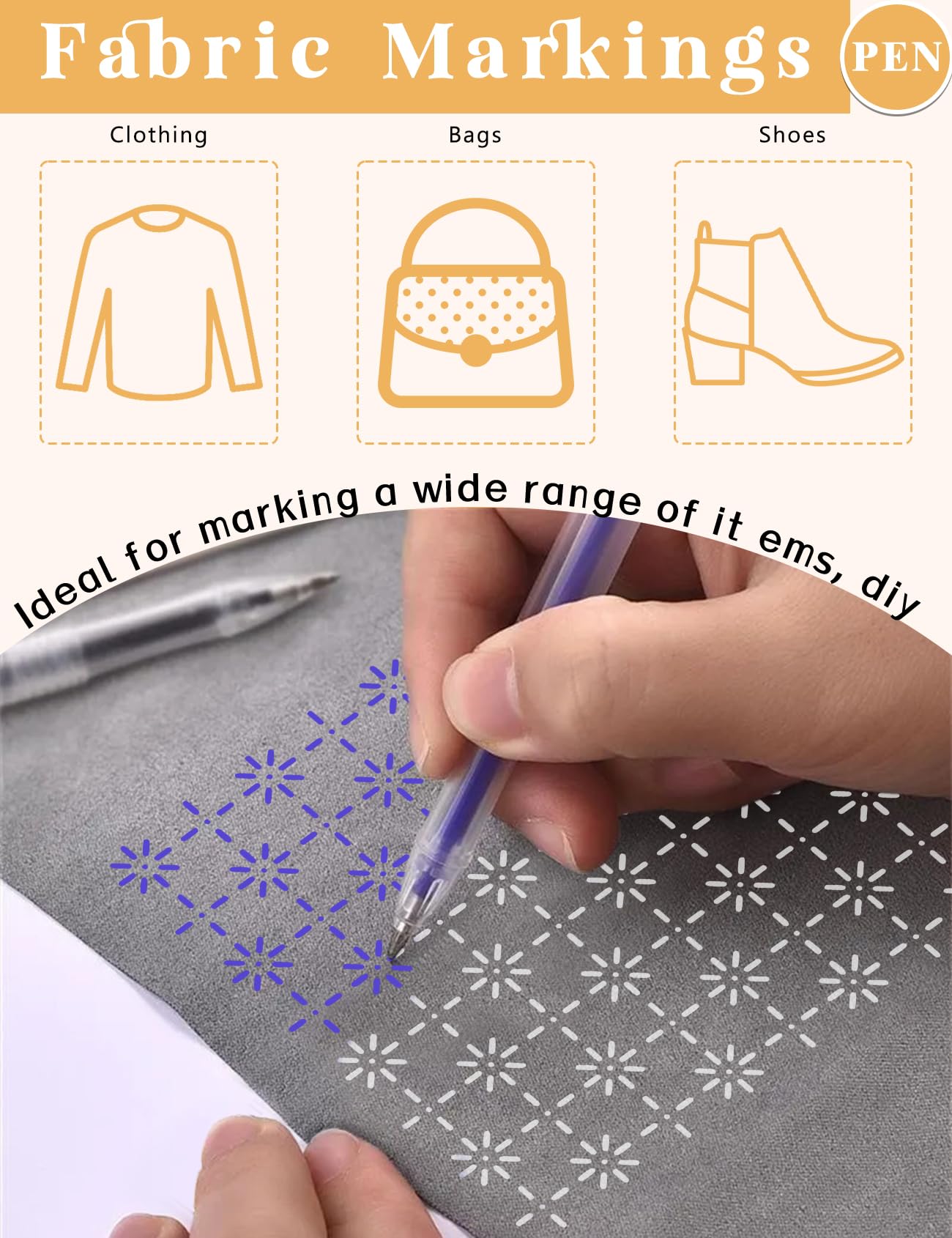 Gezan 20 Pcs Sashiko Stencils 8.3 x 5.9 Inch Plastic Sashiko Template Pattern Geometric Embroidery Stabilizers Drawing Line Template for Hand Quilting Sewing