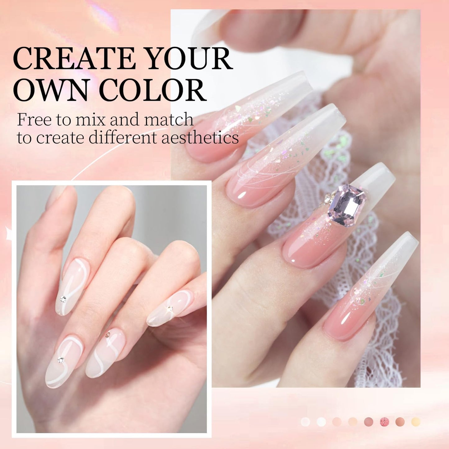 Acrylic Nail Kit With Drill And U V Light Full Nail Kit Set Professional Nail Starter Kit For Beginners Acrylic With Everything