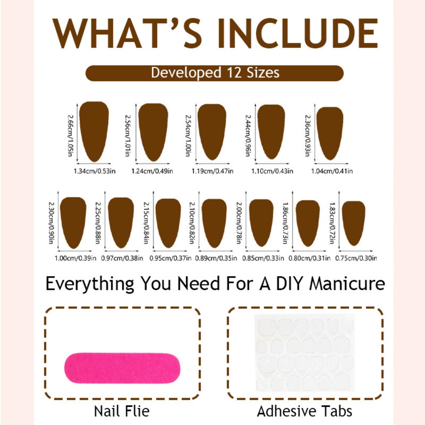 Almond Press on Nails Long Fake Nails Red Artificial Nail Cherry Stick on Nail for Women 24pcs