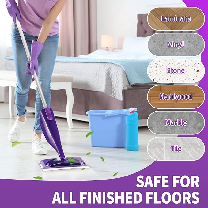 40 Counts Disposable Mop Pad Refills for Wet Pads Refill, Replacement for Wet Jet Disposable Wet Jet Hardwood Floor Spray Mop Pads Refills, Thickness & Absorbent