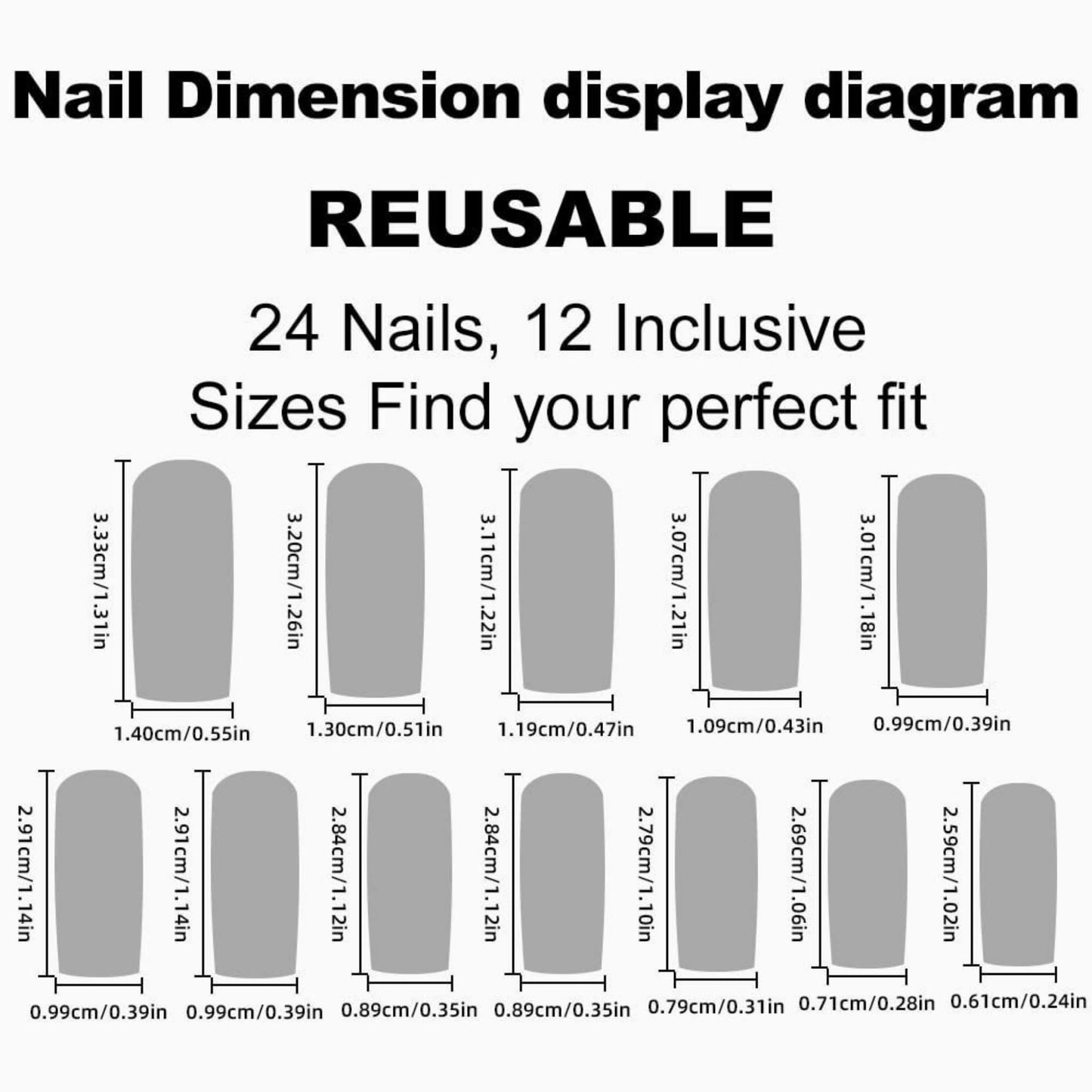 SEENEEY Long Press on Nails Square Fake Nails Black French Artificial Nail Pink Bow and Rhinestones Stick on Nail for Women 24pcs