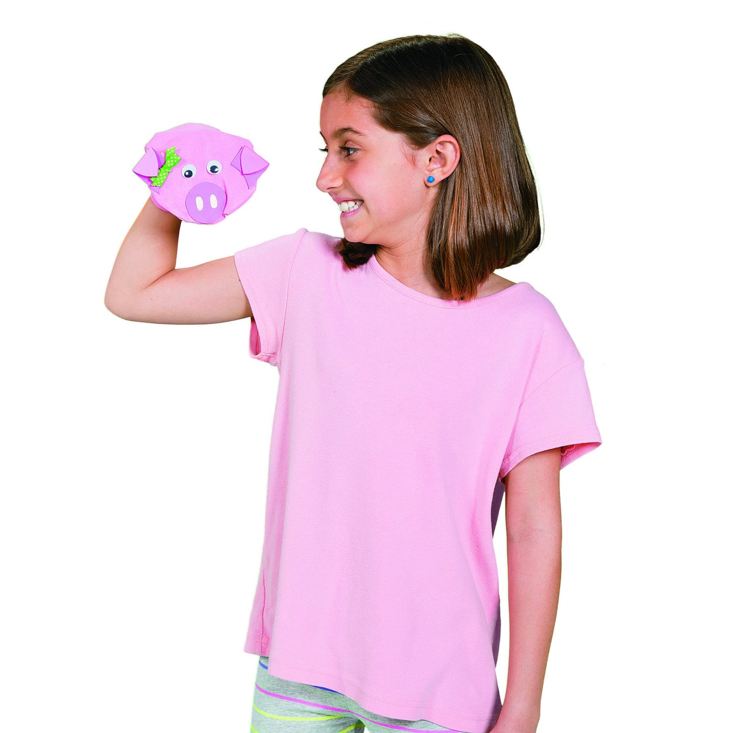 Fun Express DIY Hand Puppet Kit Makes 12 Sock Puppets - Arts and Crafts for Kids Ages 4-8 | Craft Kits for Birthday Party Activities & Creative Home Projects | Blank Canvas Material