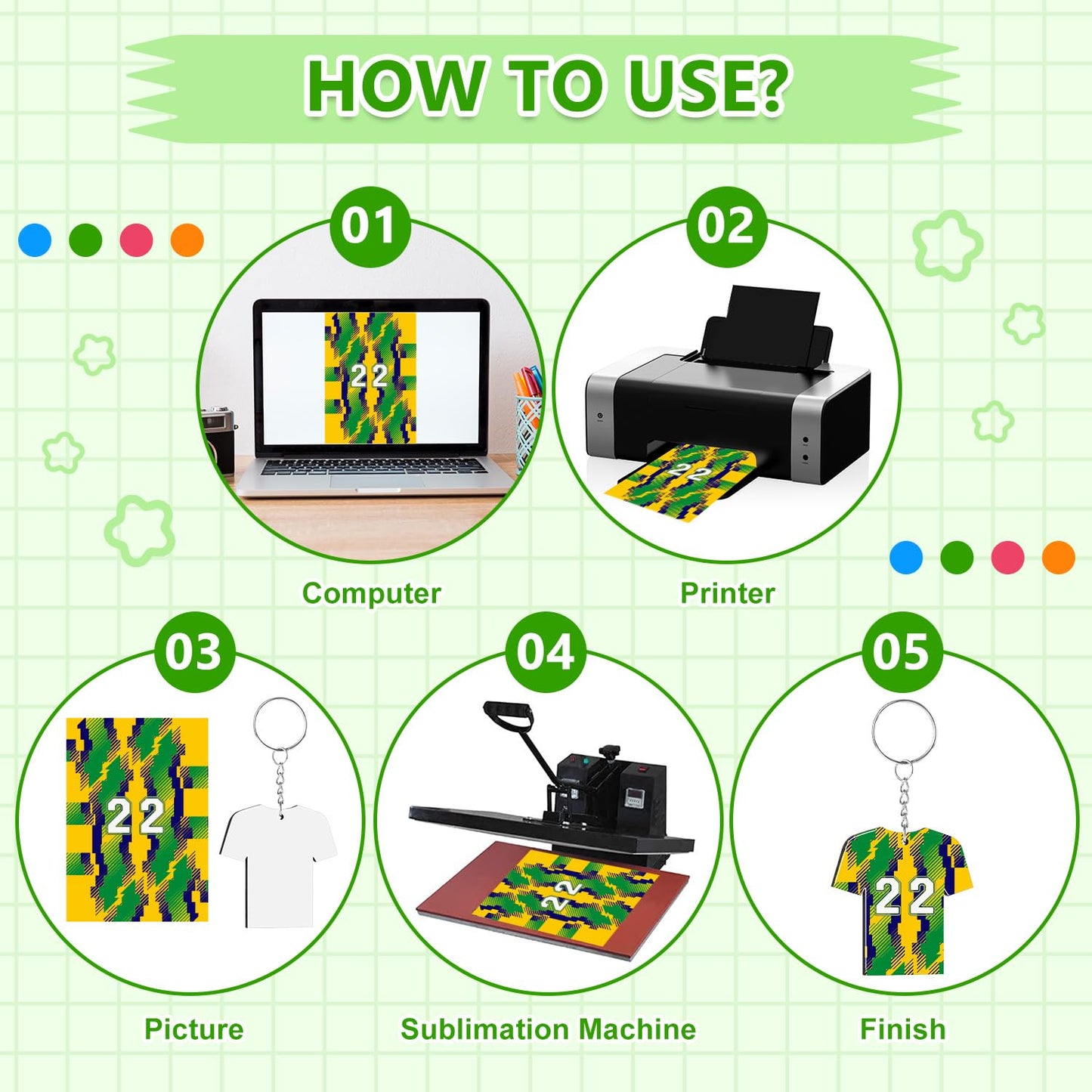 JMZYJZH 180 Pcs Sublimation Keychain Blanks, Acrylic Shirt Shape Sublimation Keychains Blank Bulk for DIY Key Chains Crafting