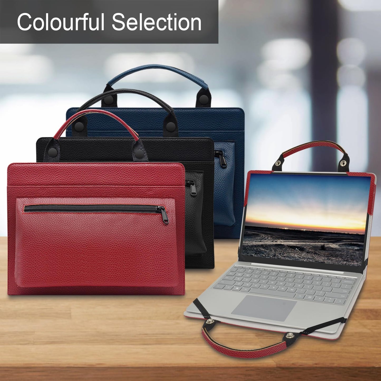 Laptop Case Cover Sleeve for Dell Latitude 5550/Latitude 5540/Latitude 5531/Latitude 5530/Latitude 5520 with Portable Bag with Bag Handle,Red