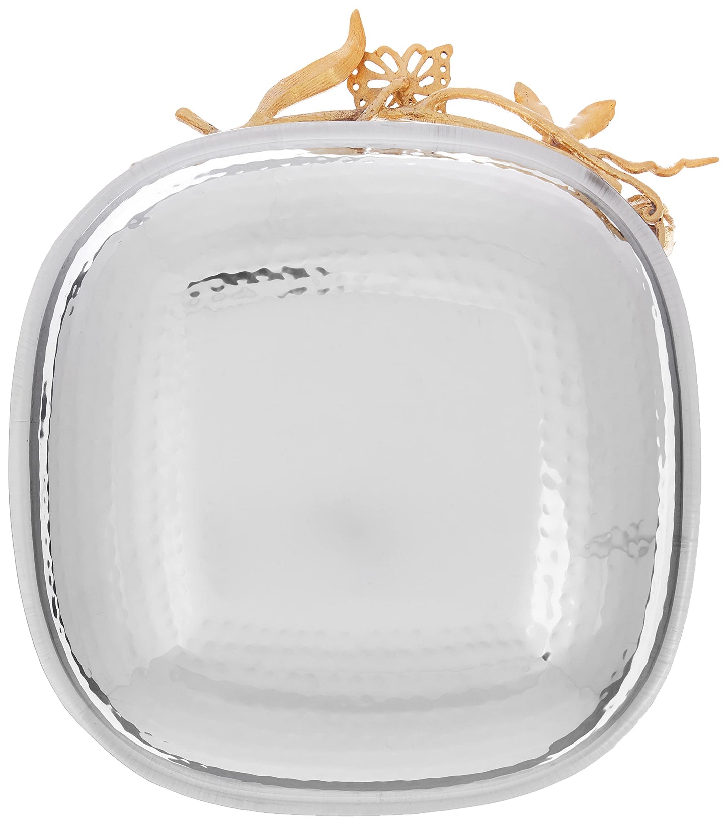 Butterfly Large Square Bowl, 10.5"x2.75"