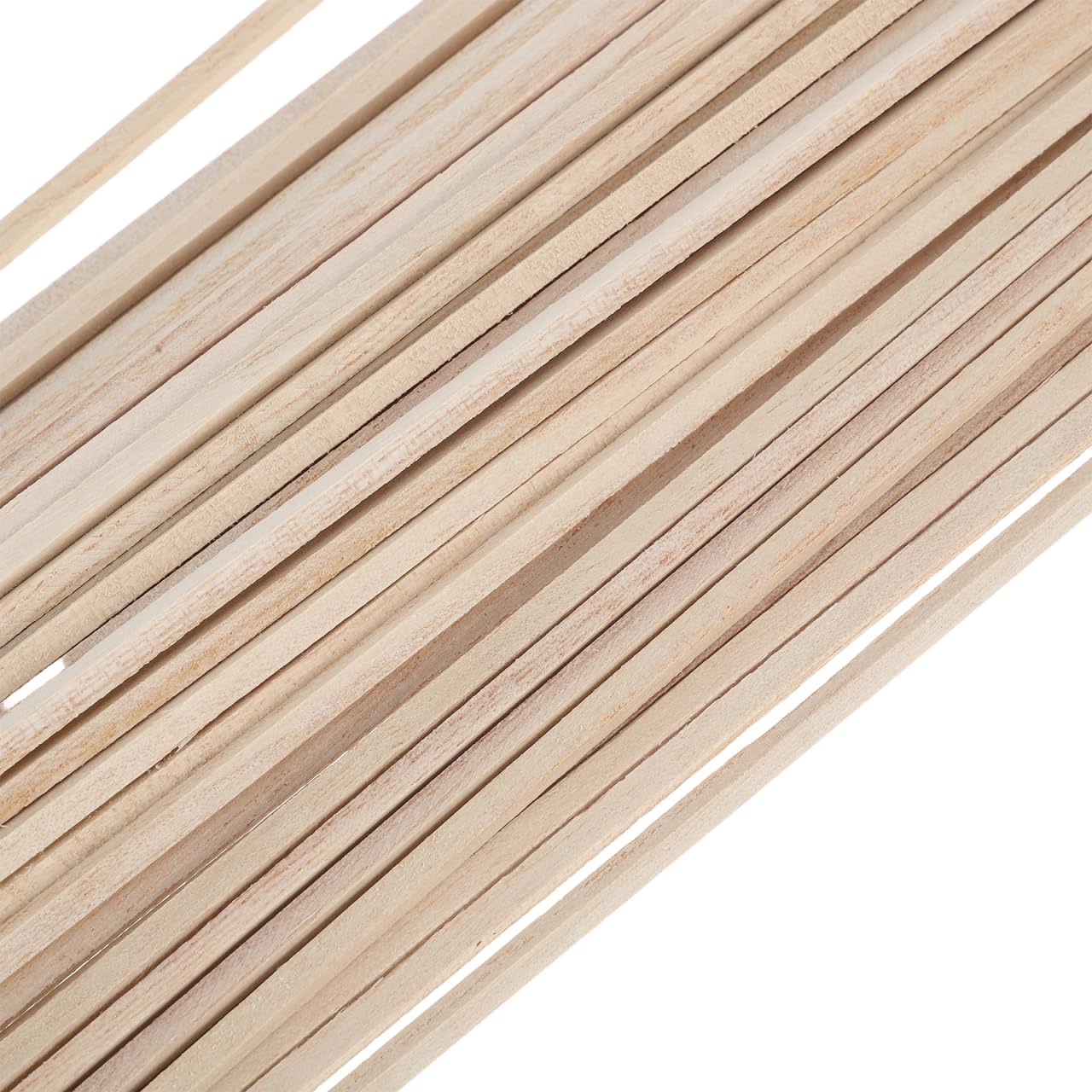 jojofuny 50pcs 300x3mm Square Wood Dowels Rods – Unfinished Wooden Rod Sticks for Crafting, Model Building, School Activities & DIY Projects – Premium Quality, Easy to Cut & Natural Wood Texture