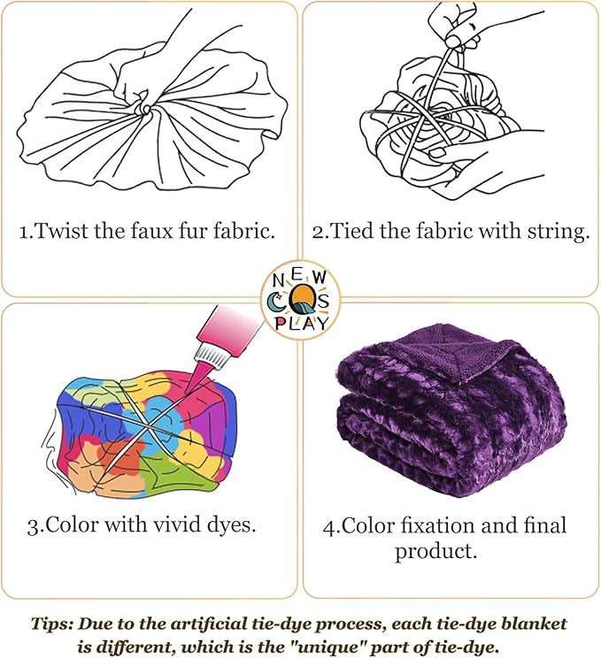NEWCOSPLAY Super Soft Faux Fur Throw Blanket for Couch Dark Purple Fuzzy Plush Warm Blanket for Sofa Bed (Dark Purple, Throw(50"x60"))