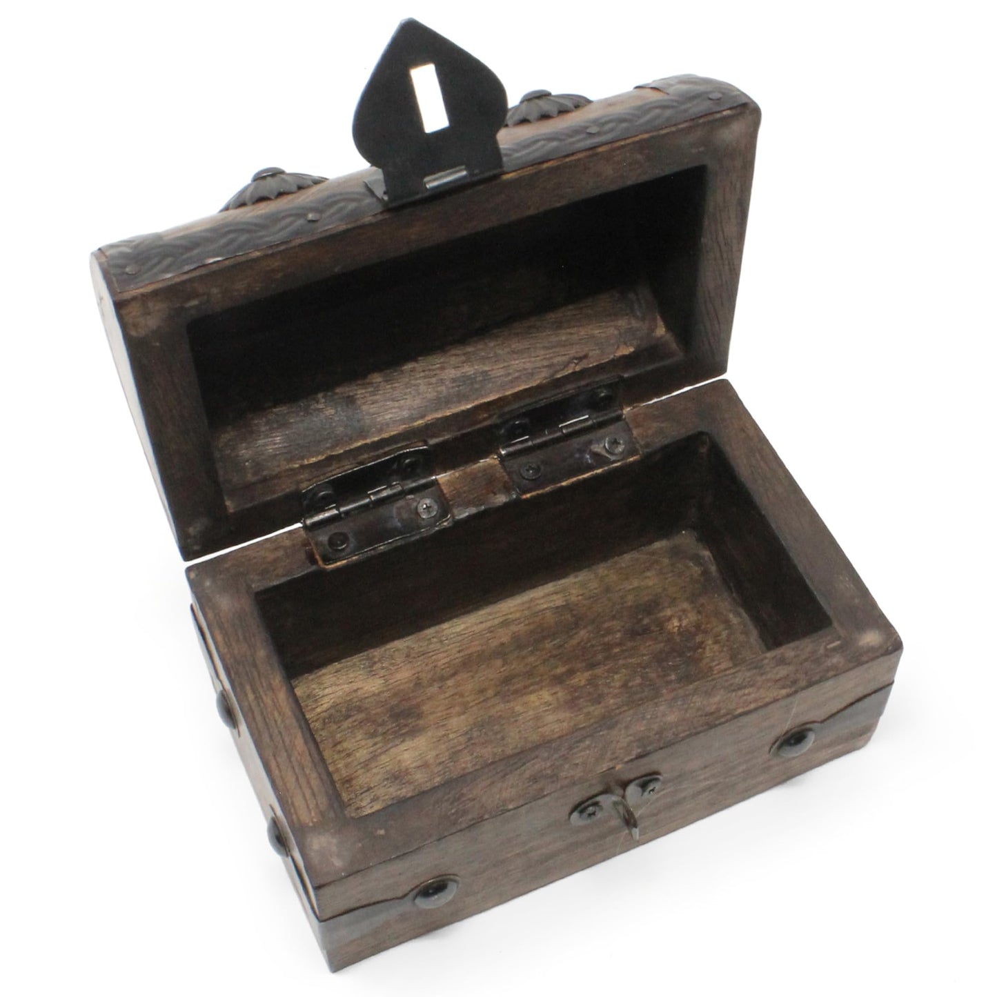 Nautical Cove Treasure Chest Keepsake and Jewelry Box Wood - Decorative Treasure Box