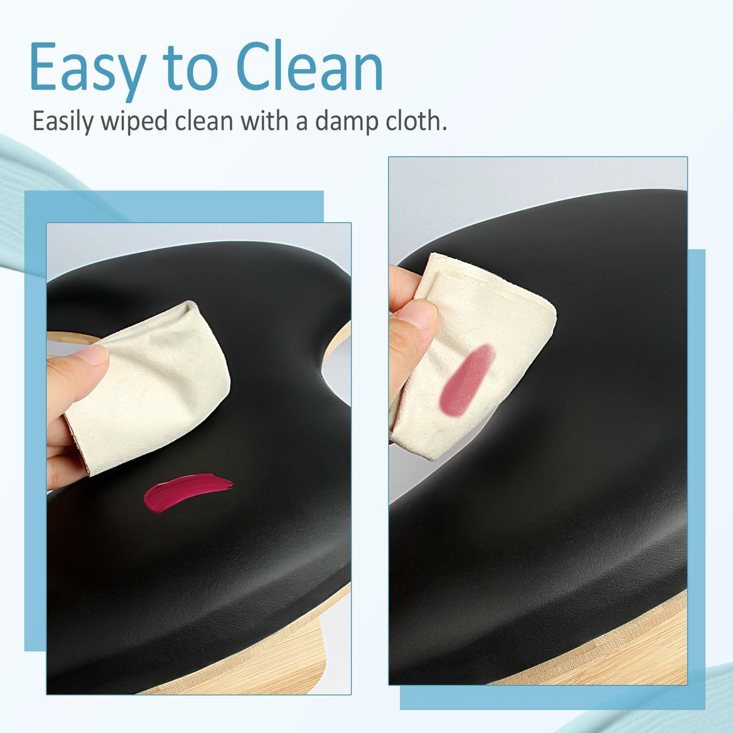 Hand Rest for Nails Tech, Mothers Day U Shaped Arm Rest for Nails Tech with Nail Table Mat, Nail Rest Stand, Nail Arm Rest Cushion, Manicure Hand Rest with Detachable Brackets, Nail Hand Rest, Black