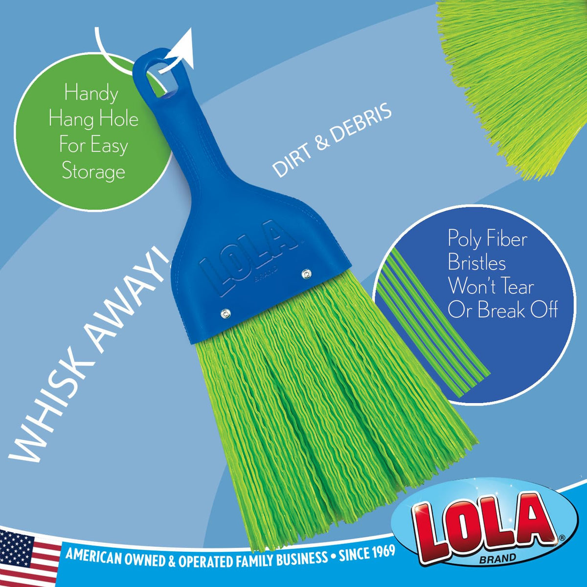 Whisk Broom Hand Brush (6 Count)