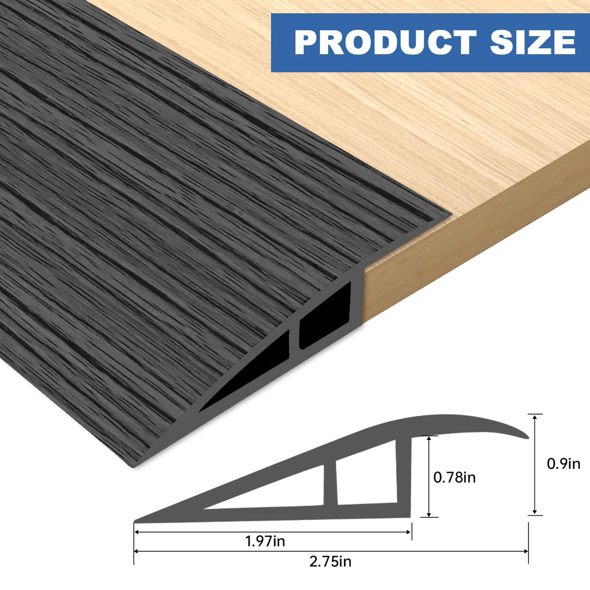 Vinyl Floor Transition Strip Self Adhesive Door Threshold Strip