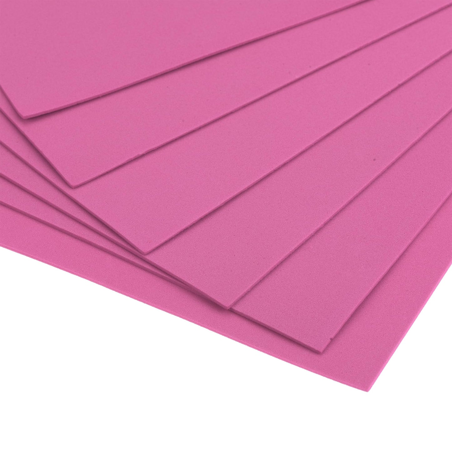 uxcell Rose EVA Foam Sheets 11.8 x 7.9in 1.8mm Thickness for Crafts DIY, 6 Pcs