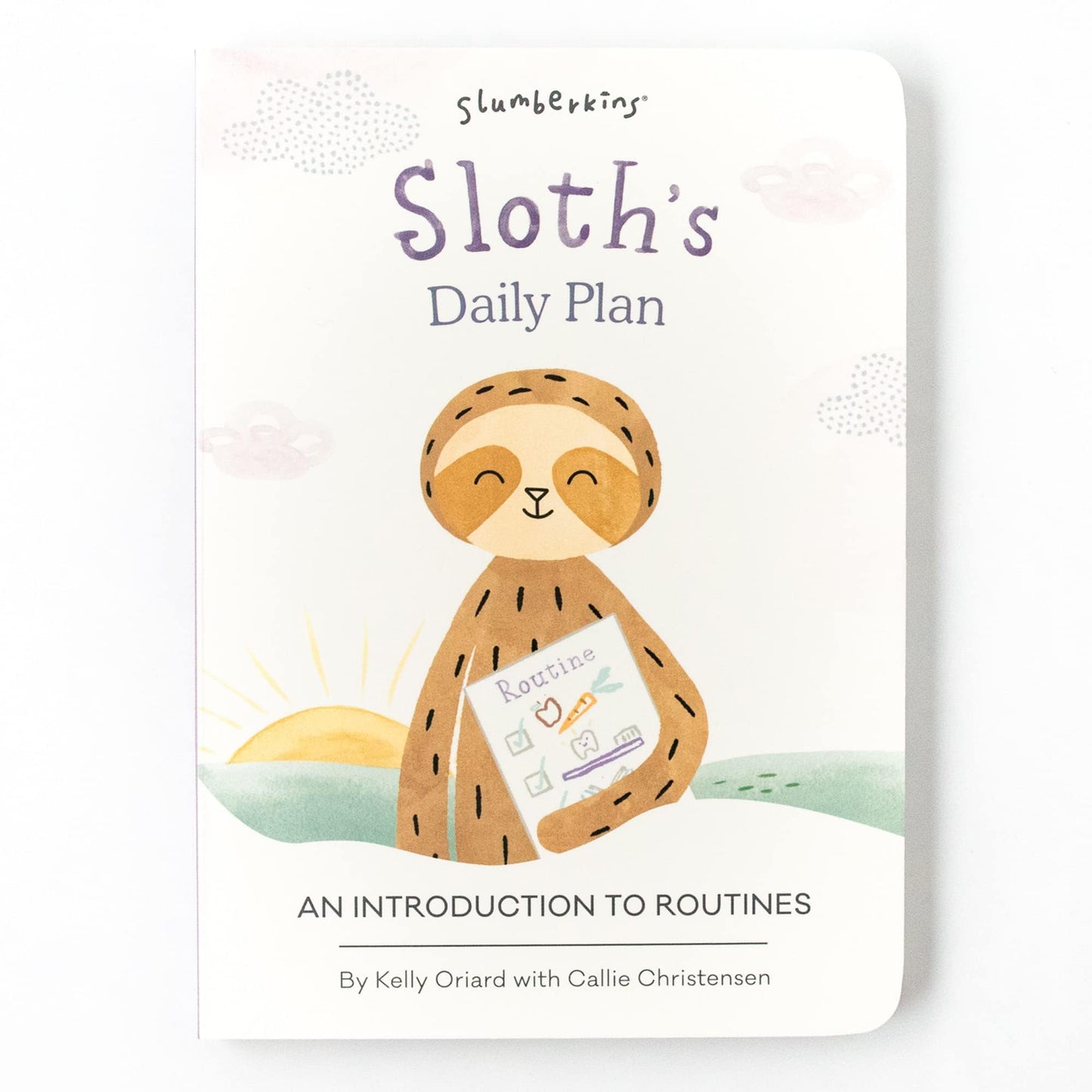 Slumberkins 14" Sloth Kin & 2 Board Books Complete Set Bundle | Promotes Routines, Relaxation & Coping Skills | Social Emotional Learning, Ages 0+ (Sloth Kin Plush + 2 Board Books)