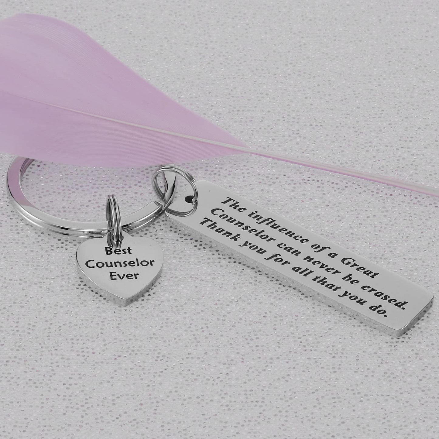 Kivosliviz Mental Health Counselor Gifts Keychain - Gift for School Counselor Key Chain