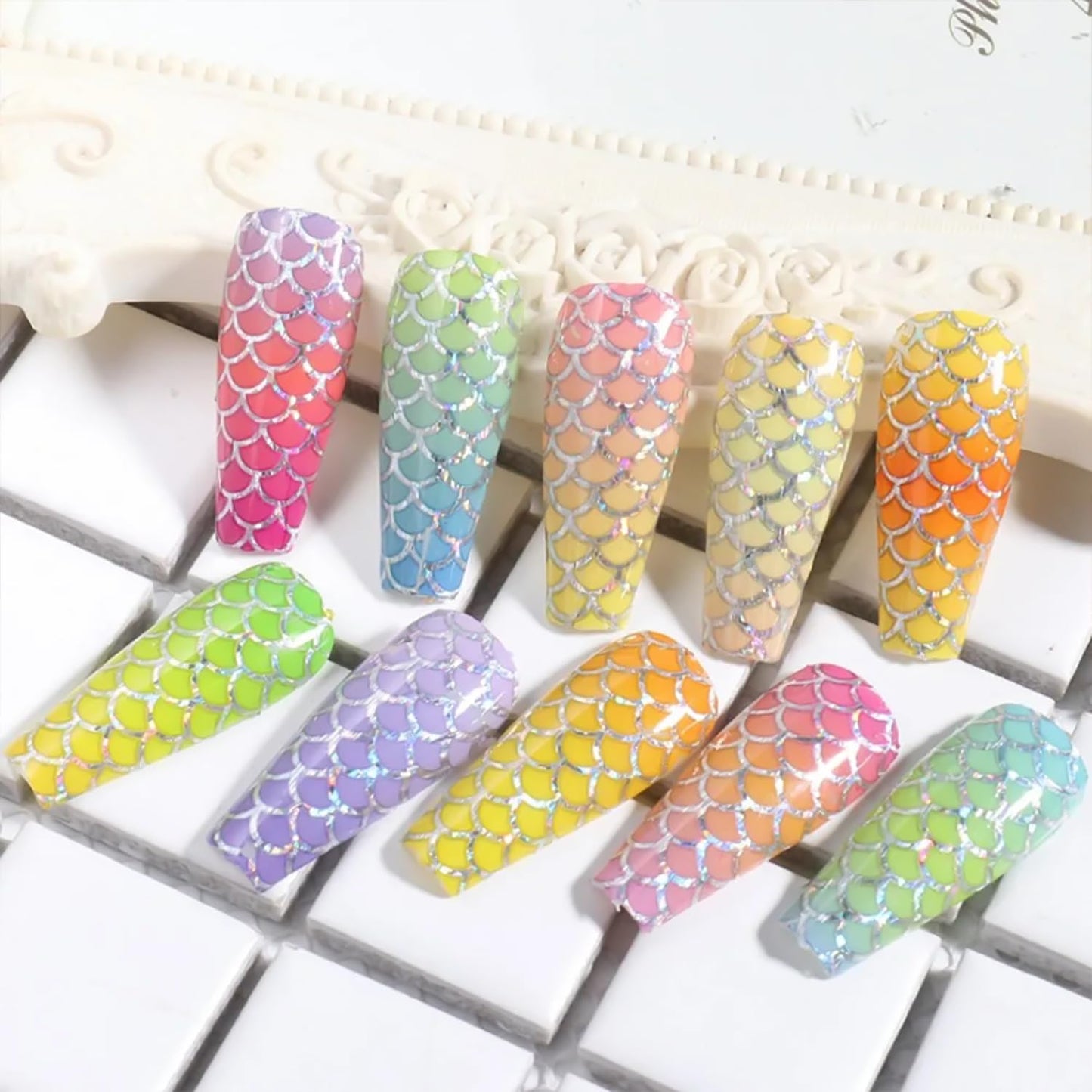 Nail Foil Transfer, DANNEASY 30 Roll Starry Sky Star Nail Foils Sheet Iridescent Foil Stickers for Nails Holographic Nail Art Foil Transfer Nail Design Stickers Nail Stickers Decals