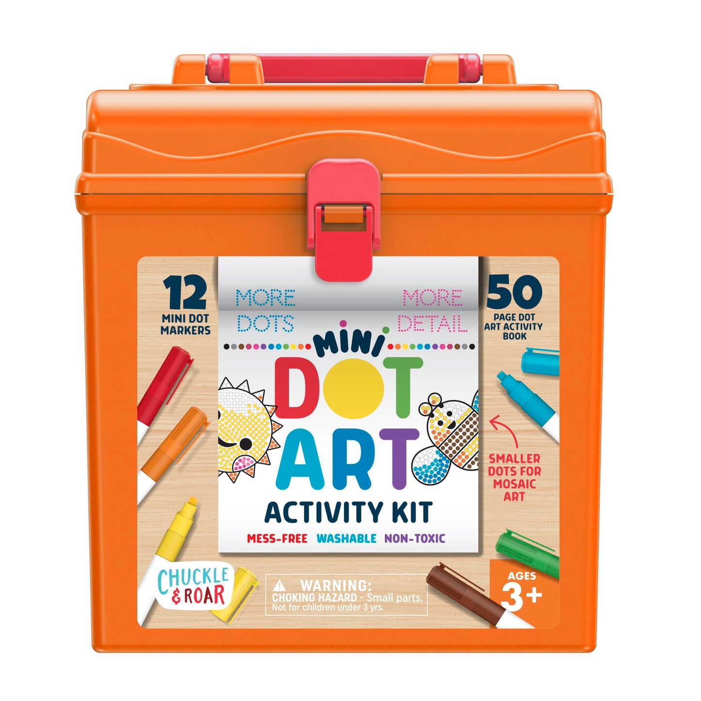 Chuckle & Roar - Mini Dot Activity Kit - Arts & Crafts Fun for Toddlers - Spark Your Preschooler's Imagination - Ages 3 and Up