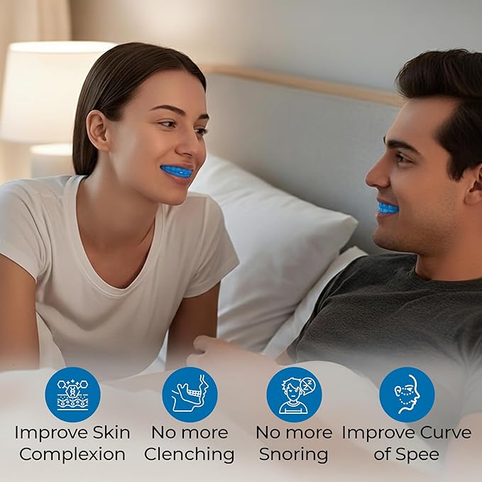 Reviv Mouth Guard for Grinding Teeth at Night | Food-Grade Silicone Night Guard | Bite Guard for Teeth Clenching Nighttime Protection During Sleep for Men & Women as Anti Jaw Clenching (Large Adults)