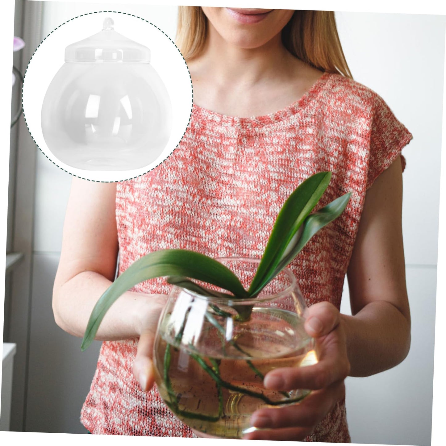 Glass Plant Terrarium Lid Eco Bottle Terrarium Jars Moss Ball Decorative Vase Style