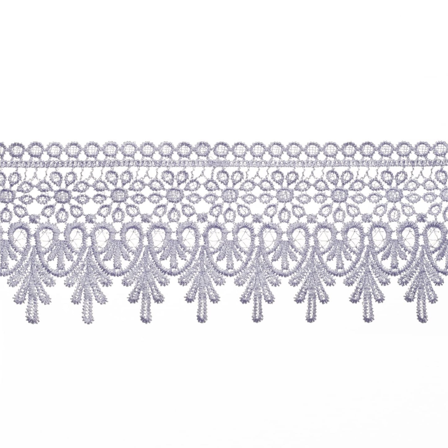 White Lace Trim 5 Yards Wide Venise Lace Ribbon Embroidered Edge Trim for Sewing DIY Crafts Wedding Applique Home Decor