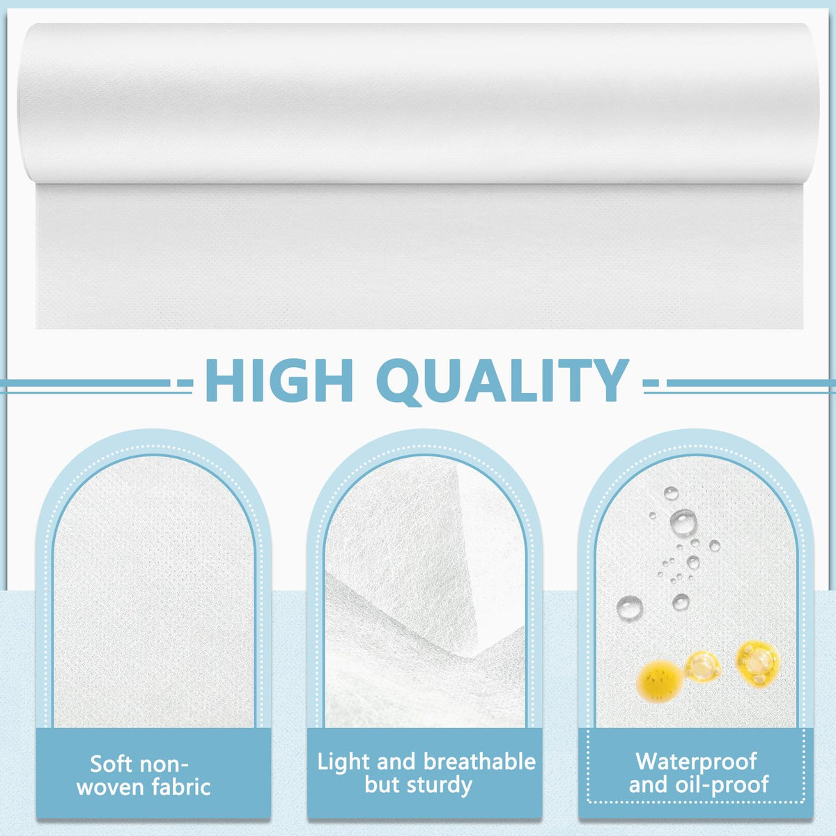 10 Rolls Disposable Non Woven Massage Table Sheets Roll