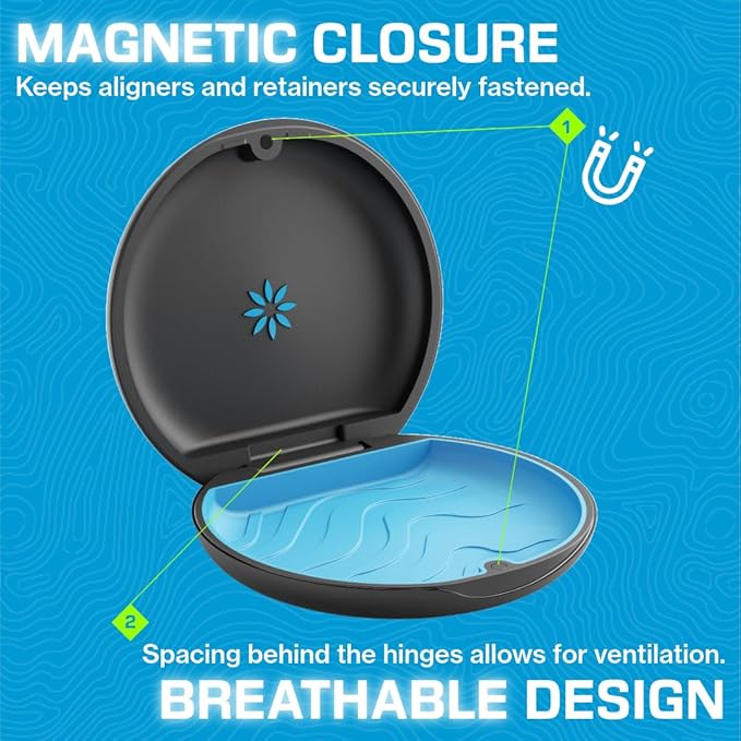 INVISALIGN Aligner and Retainer Case, Dandelion