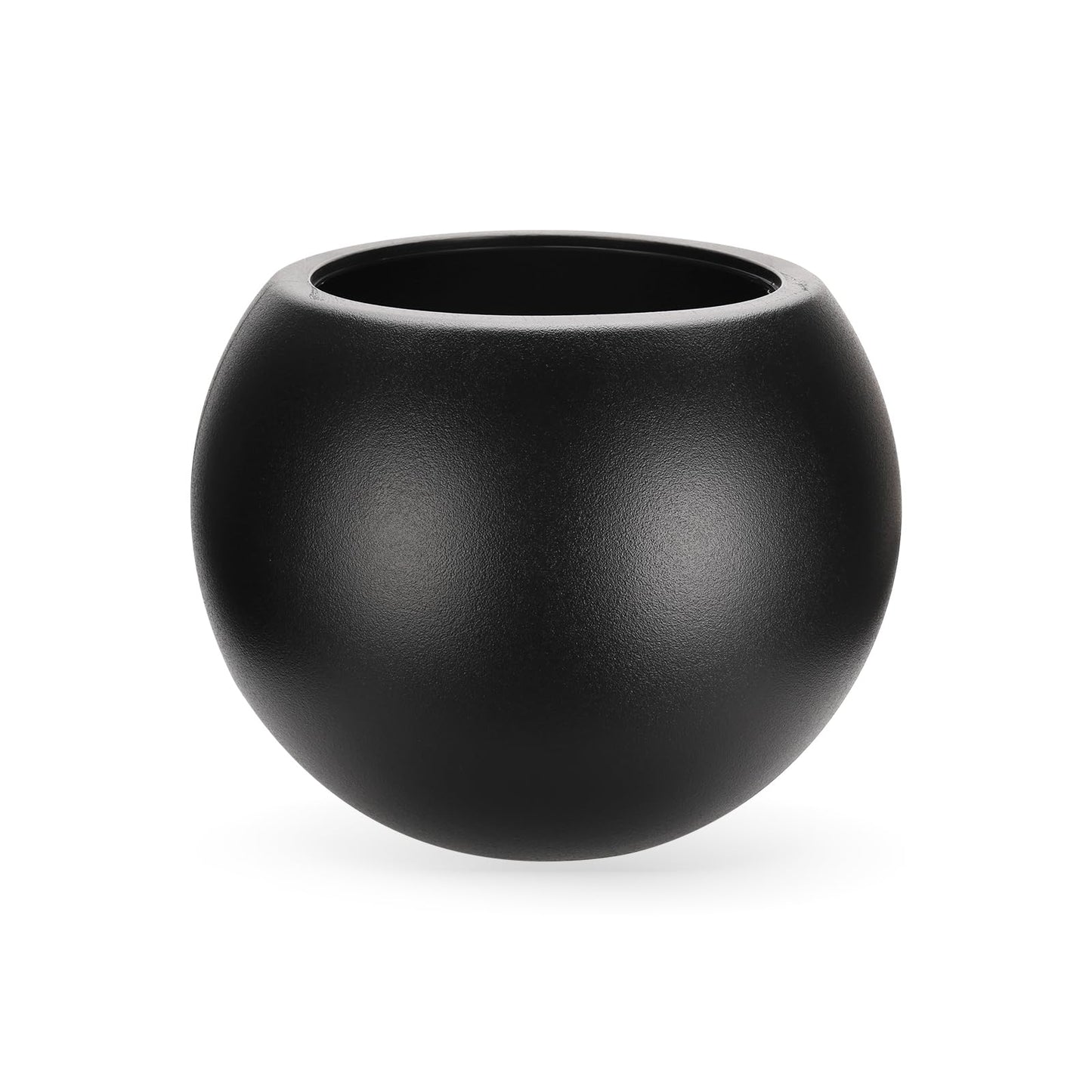 Yaghpy Large Round Planter,Planters for Indoor Plants & Outdoor,Durable Plastic Material Sphere Planter with Drainage Hole & Rubber Plug Weather Resistant,Plant Pot