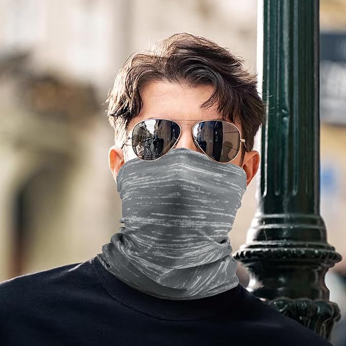 Neck Gaiter Fishing Face Gator Sun Protection & Wind-proof For Fishing Hiking Cycling Camping Yard Work Bandana Mask