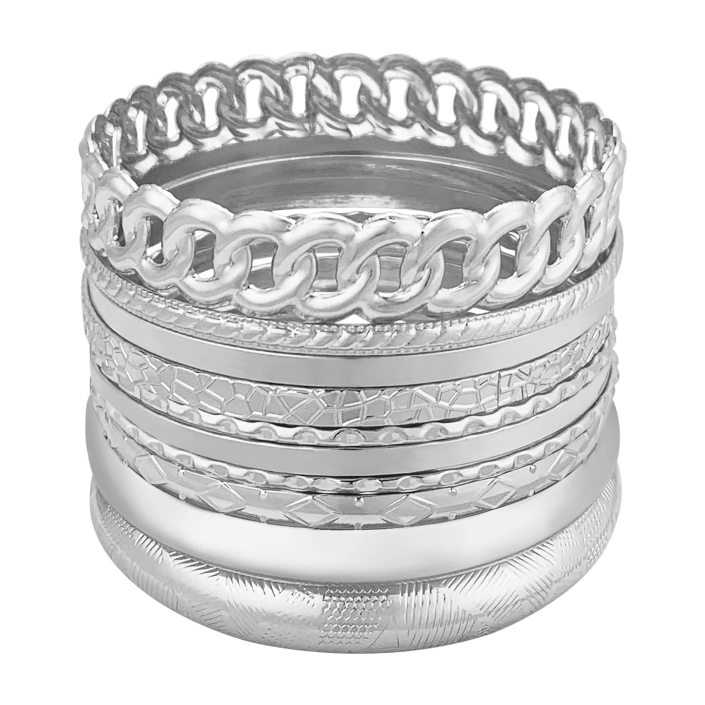 FUNOJOY Bangle Bracelets for Women,14K Gold Plated Boho Indian Multi Stackable Bangles For Women Jewelry Gifts