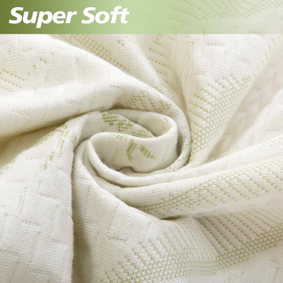 King Mattress Protector Waterproof Mattress Pad Washable Bamboo Rayon Mattress Cover Breathable Noiseless Bed Protector 5"