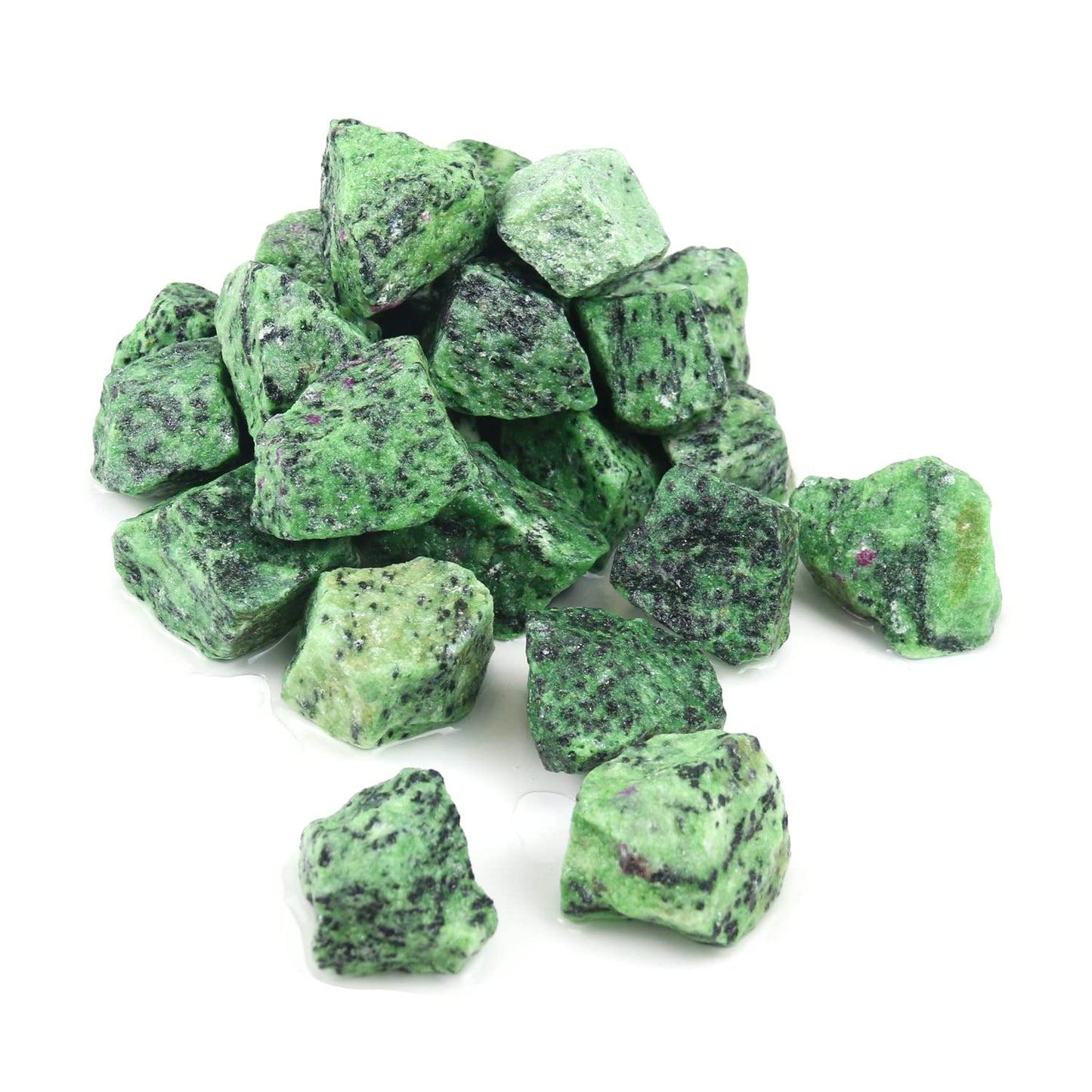 Nvzi Raw Ruby Zoisite, Crystals and Healing Stones, Bulk Crystals, Rocks for Tumbling, Raw Crystals Bulk, Amathesis Crystal, Calcite Crystal for Decoration, Wicca, Reiki,Chakra and Energy(1LB)